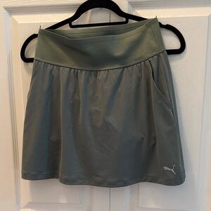 Puma Women's Sage Green Golf Skirt
